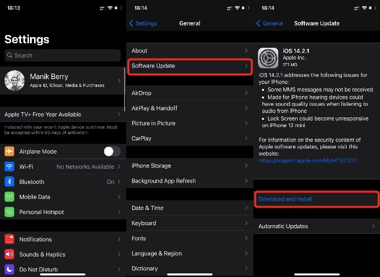 Perbarui iOS