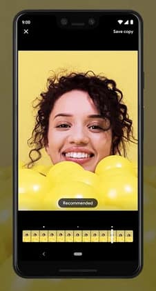 Bidikan teratas dari kamera Google Pixel 3