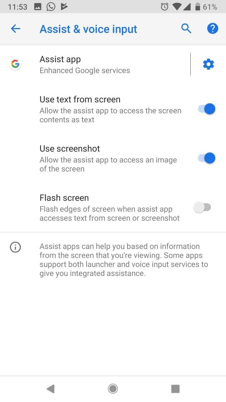ganti aplikasi bantuan