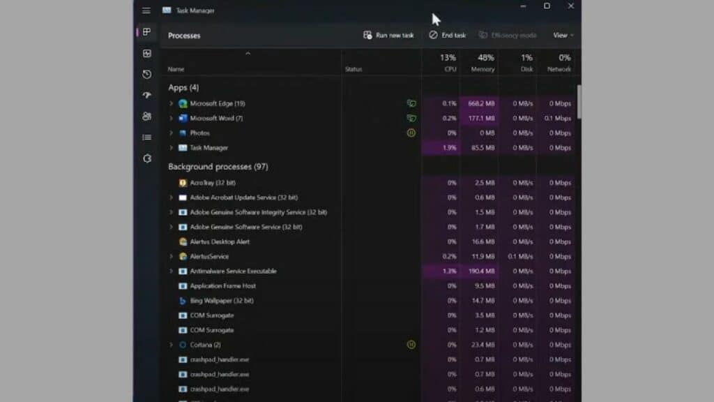 Windows 11 Task Manager mendapatkan percikan warna-warni dengan fitur berita