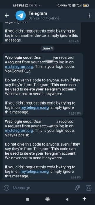 hapus akun telegram