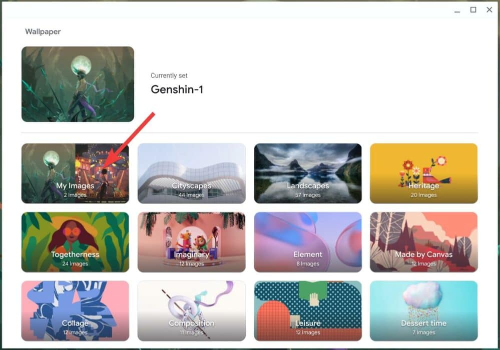 Chromebook foto saya