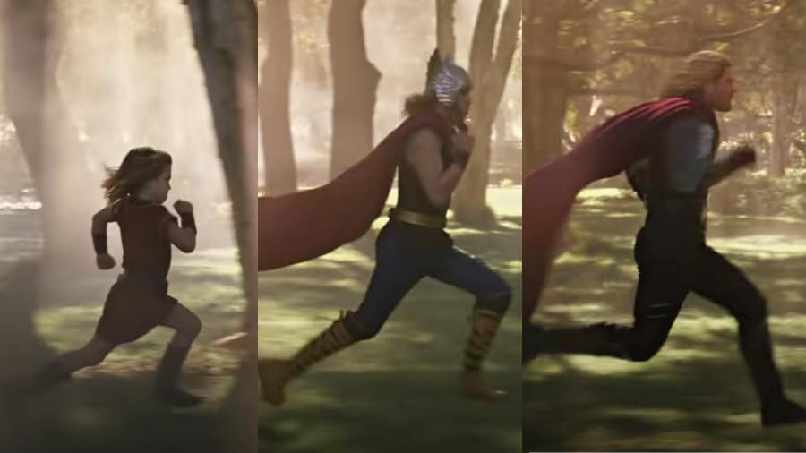 Thor masa lalu hadir dalam cinta dan guntur Thor