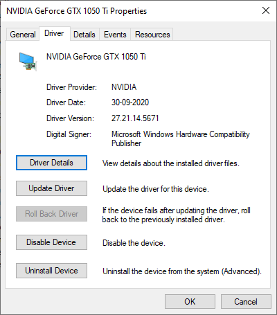 Kembalikan drive tampilan Windows 10