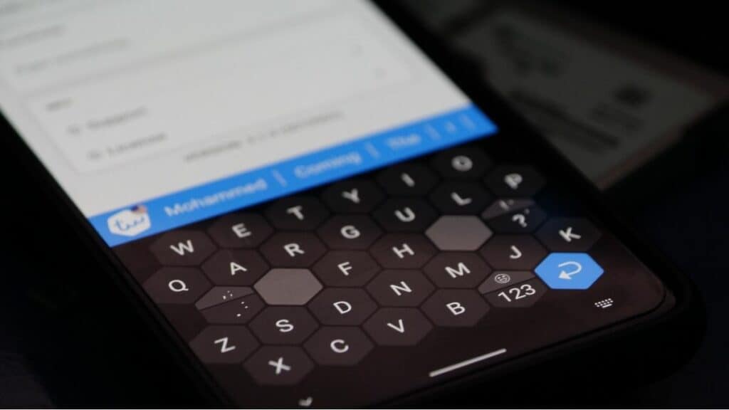 tata letak keyboard tipografi