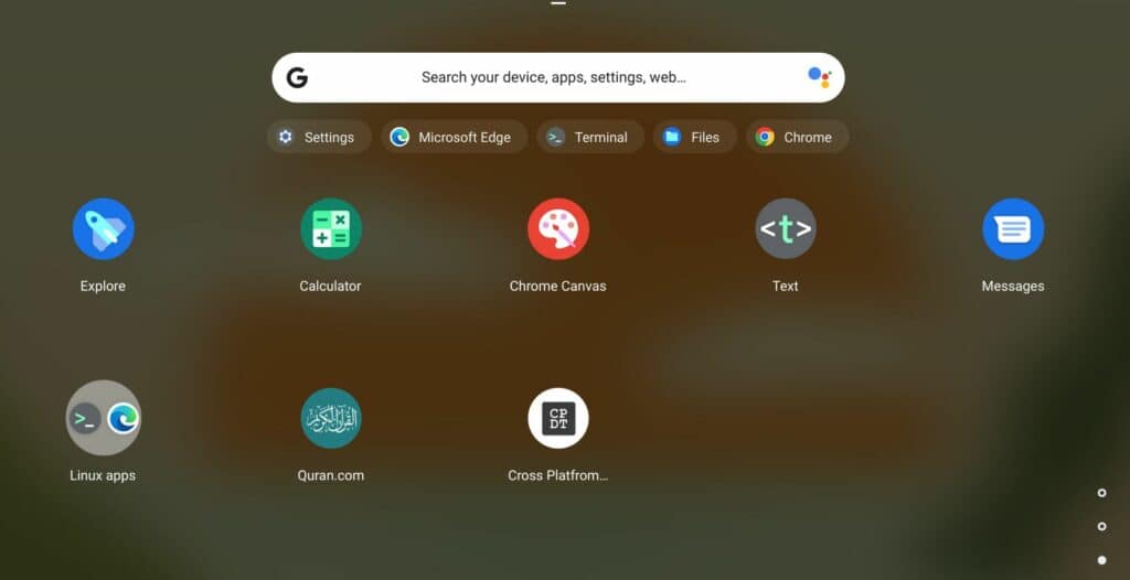 Folder Aplikasi Linux Chrome OS: Instal Edge di Chromebook