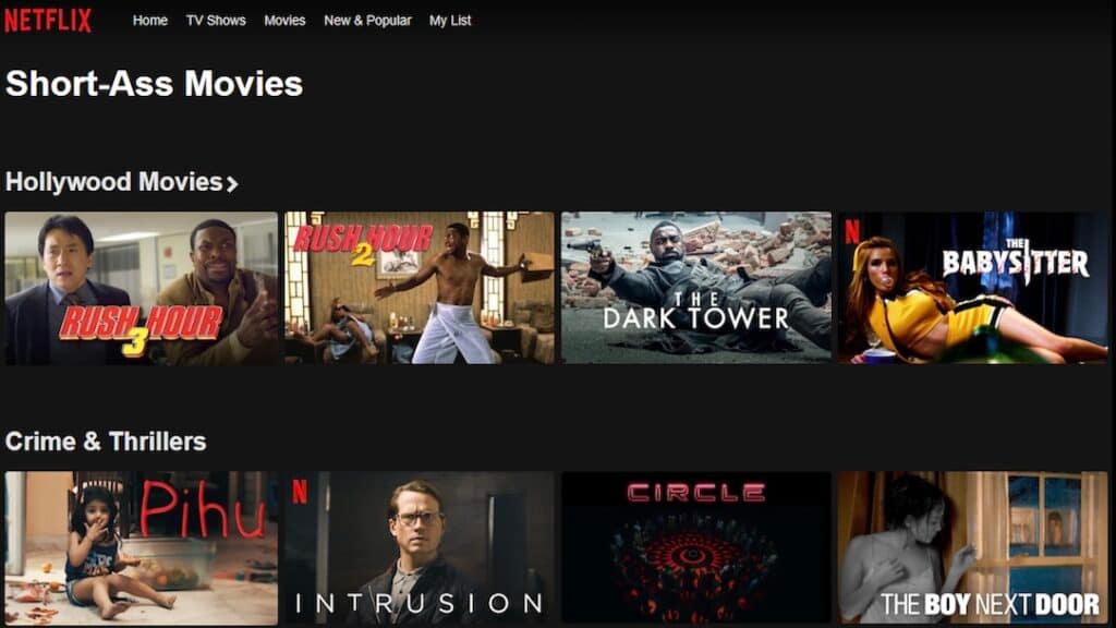 Film Pantat Pendek Netflix Menandai Gambar Unggulan