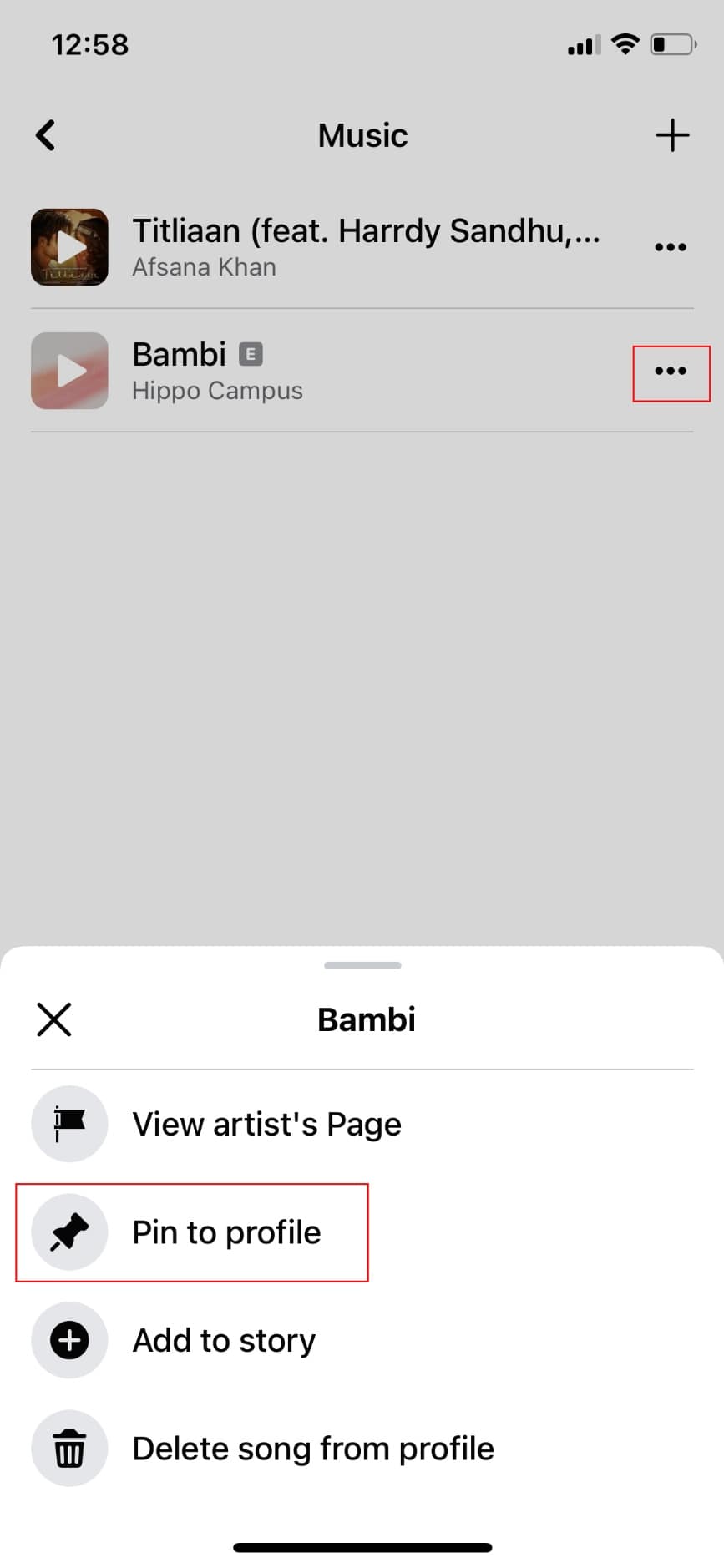 cara menyematkan lagu ke profil facebook