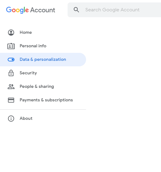Hapus akun Google setelah mati Aktifkan