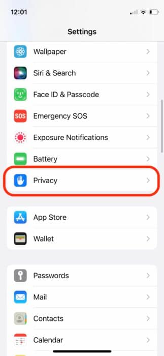 1. Cara menggunakan laporan privasi aplikasi di iPhone