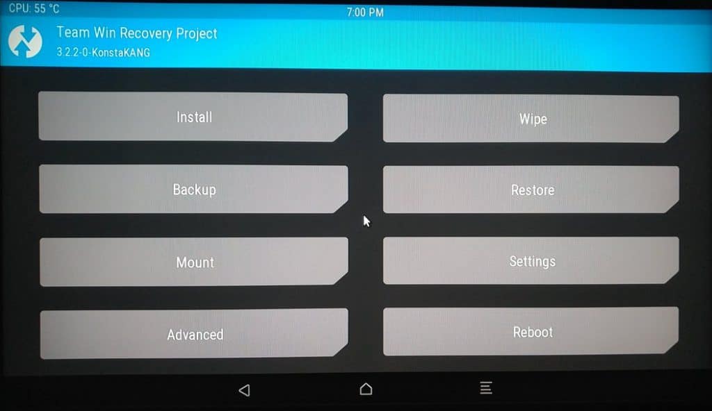 opsi boot twrp: cara menginstal android di raspberry pi 4