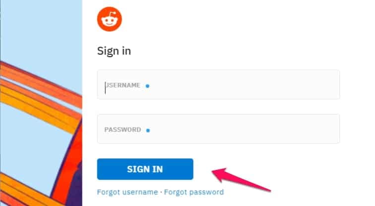 halaman masuk reddit