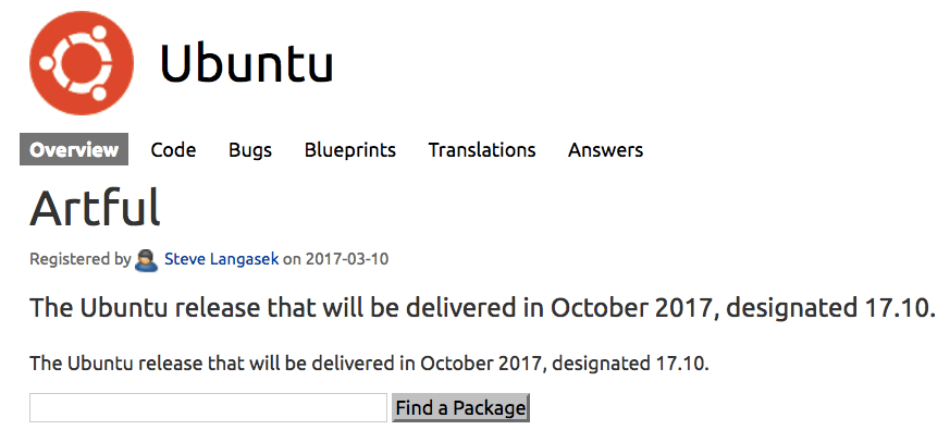 UBUNTU 17.10 trenggiling bagus