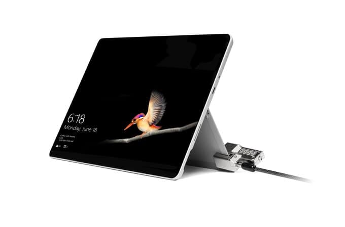 kunci kensington pada laptop permukaan